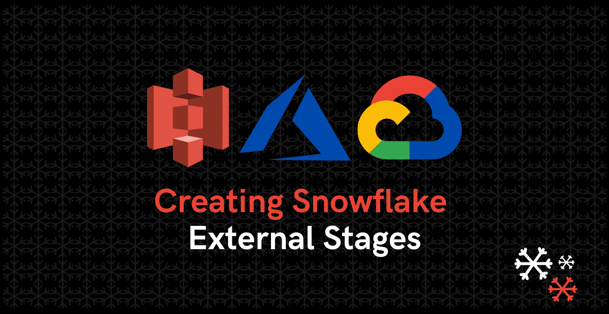 Creating Snowflake External Stages