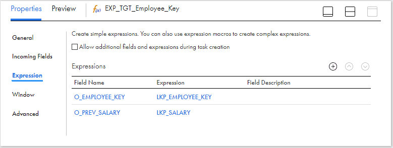 Creating output fields from data read from Lookup transformation