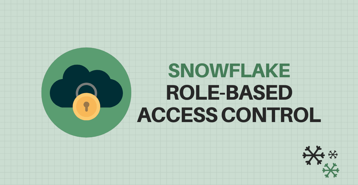 Overview of Snowflake Role Based Access Control