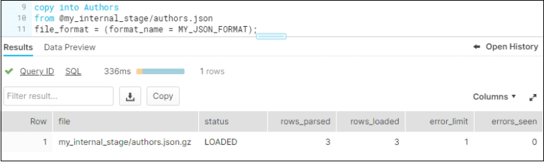 HOW TO: Load And Query JSON Data In Snowflake? - ThinkETL