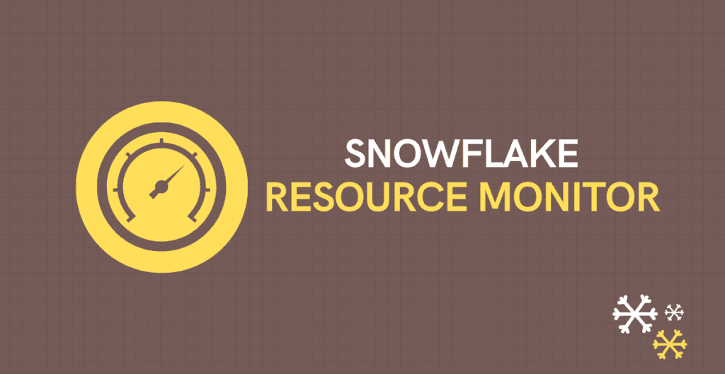 Snowflake Resource Monitor