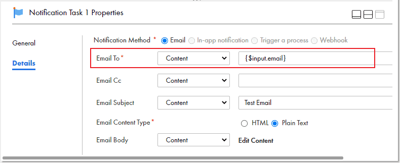 Configuring the input field in taskflow steps which derives it value from Parameter Set