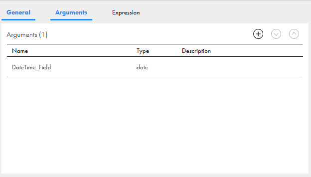 Creating Arguments for User-defined function expression