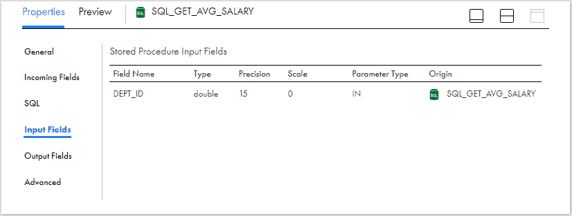 Unconnected SQL Transformation - Input Fields