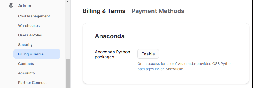 Anaconda Python packages