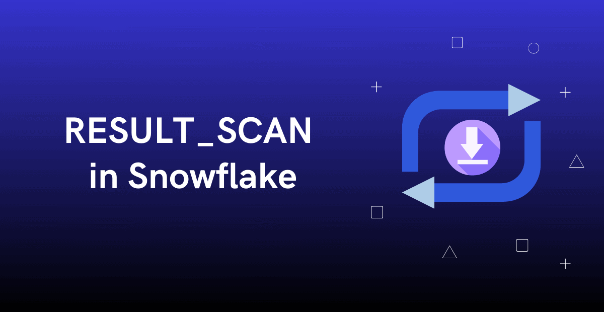 RESULT_SCAN in Snowflake