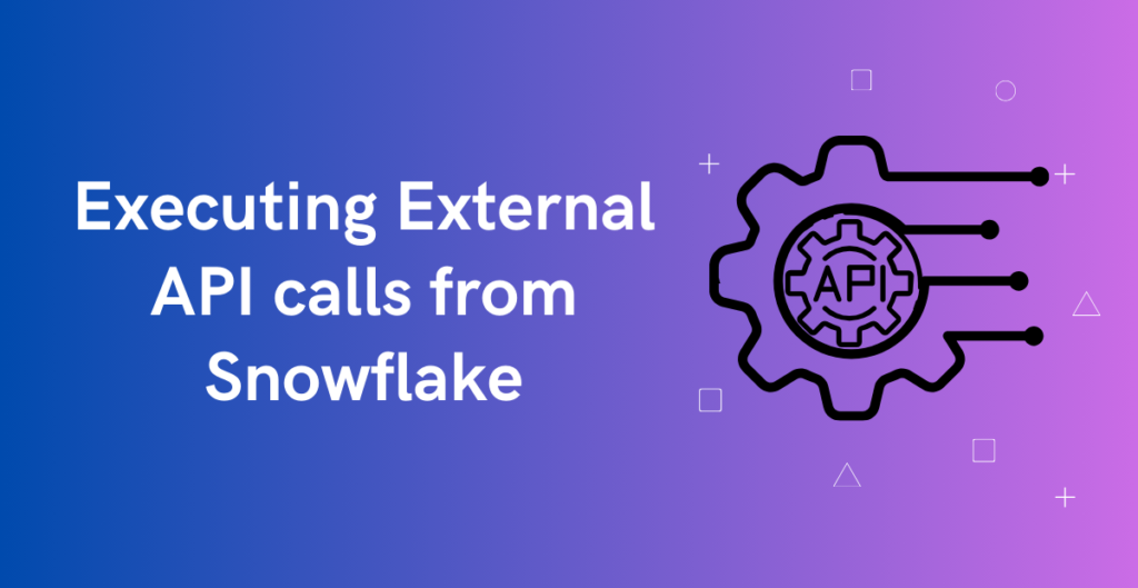 Executing External API calls from Snowflake