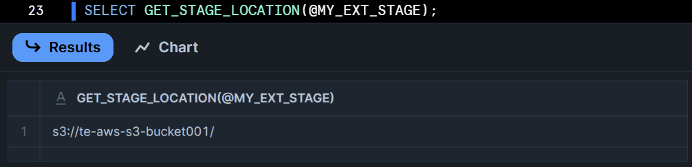 Extracting Stage Location